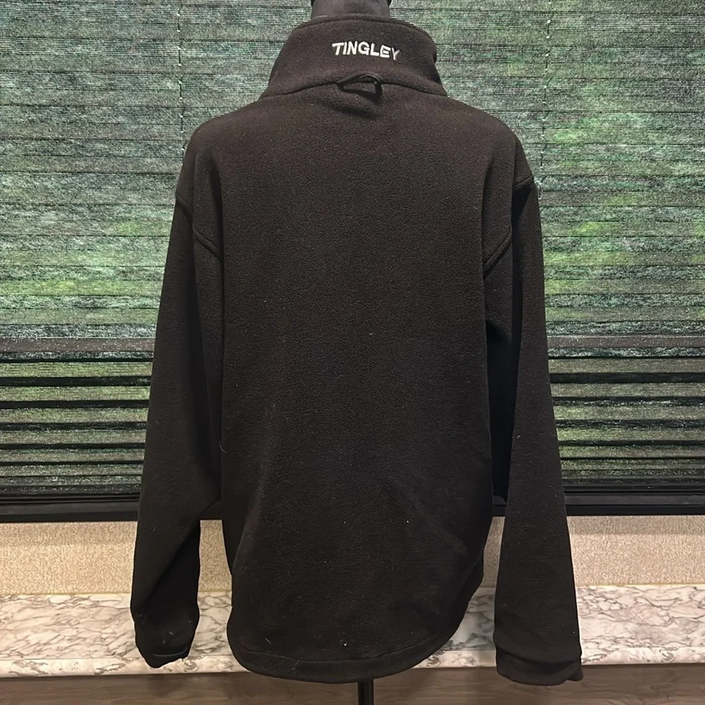 Tingley Men’s Phase‎ 1 Black Zipper Front Fleece w Zip Pockets Size Medium